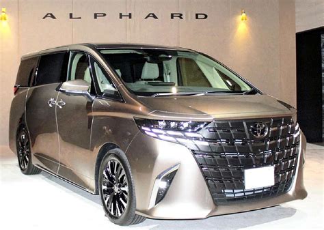 Toyota Launches Remodeled Alphard Minivan The Japan News