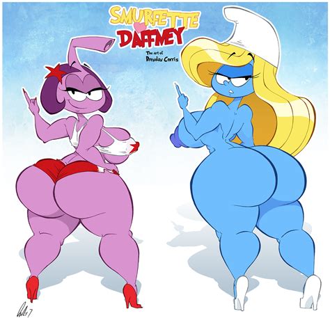 Post 2422607 Bcfuta Crossover Daffney Gillfin Smurfette Snorks The Smurfs