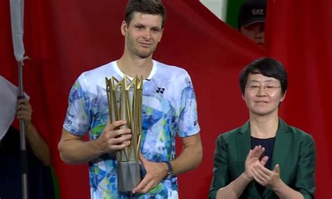 Hubert Hurkacz stuns Andrey Rublev to lift Shanghai Masters 2023 title