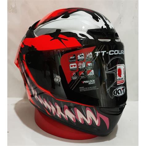 Jual Helm Kyt Tt Course Marvel Carnage Shopee Indonesia