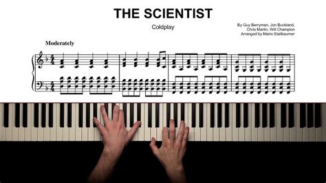 Coldplay The Scientist Piano Arrangement Tutorial Sheet Music Youtube