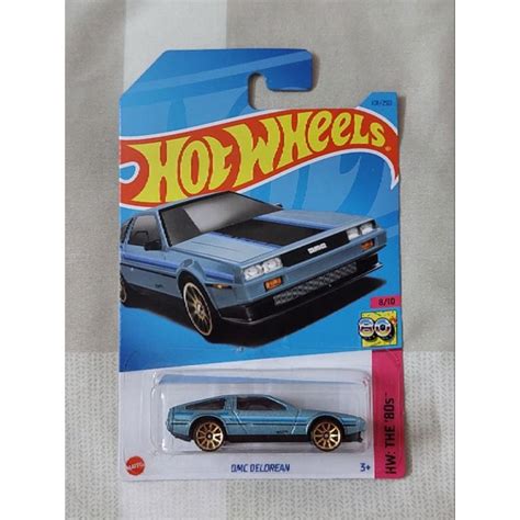 Hot Wheels Dmc Delorean Light Blue Shopee Malaysia