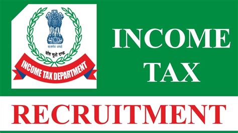 Income Tax Recruitment Check Posts Qualification Other Vital