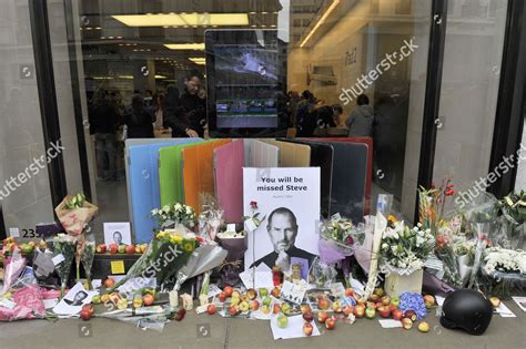 Tributes Following Death Steve Jobs Editorial Stock Photo - Stock Image ...