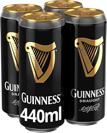 Guinness Draught Stout In Cans 4 X 440ml Case Of 4 Amazon Es