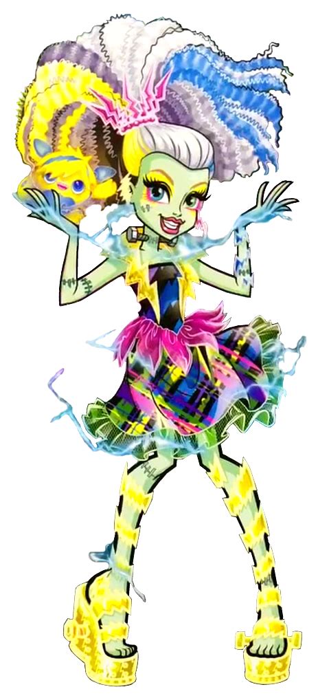 Monster High Electrified Frankie Stein Doll - Barry Morrises Coloring Pages