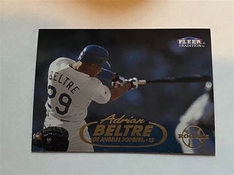 Fleer Tradition Update Adrian Beltre Rc U Ebay