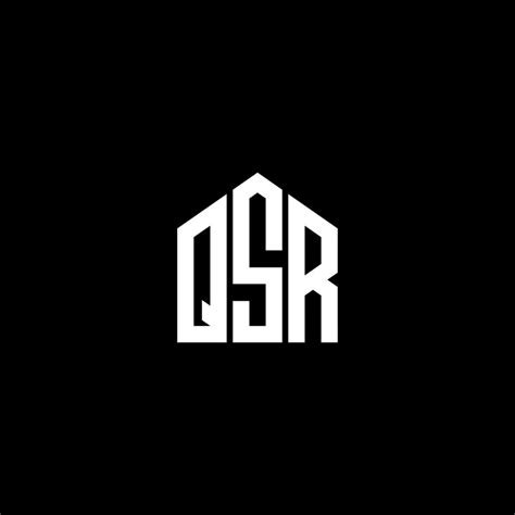 qsr letter designqsr letter logo design  black background qsr