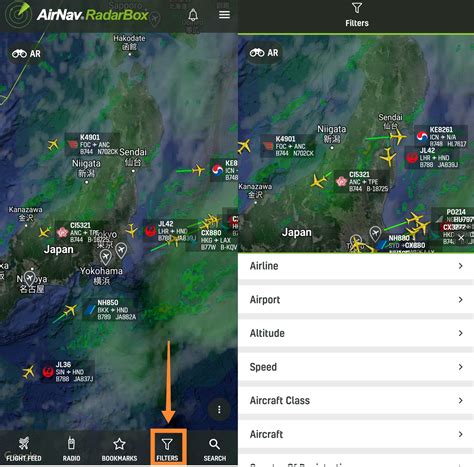 Tutorials Filters In Radarbox Airnavradar Blog