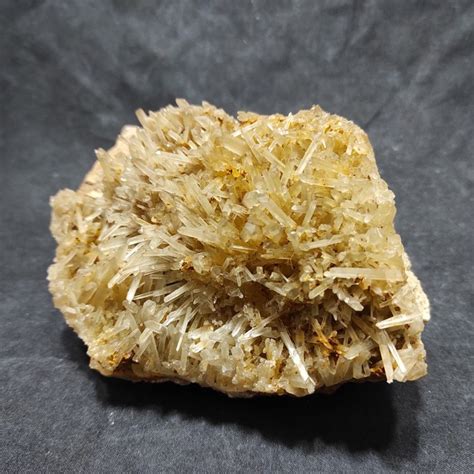 Limonized Quartz Crystals On Matrix Height Cm Width Cm G