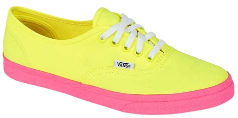 Vans Authentic Lo Pro Womens Shoe Neon Yellow Virtual Pink For Sale At 4614415