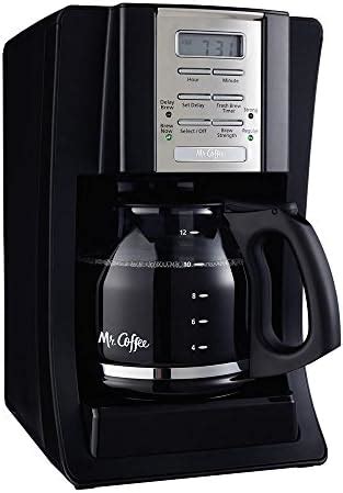 Mr Coffee BVMC VMX36 12 Cup Programmable Coffeemaker Red Black