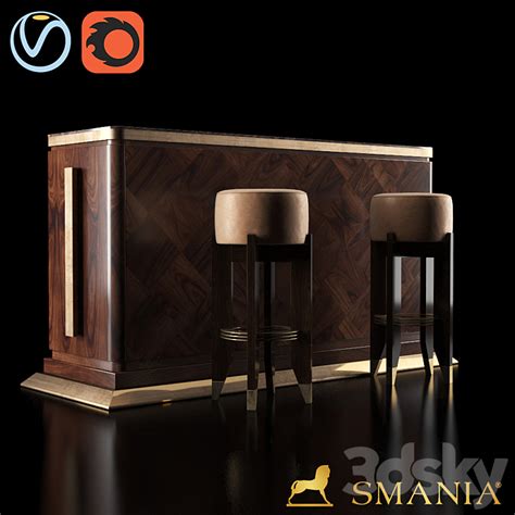 Smania Bar Set Other 3d Model