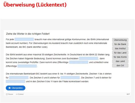 Berweisung L Ckentext Sparkassen Schulservice