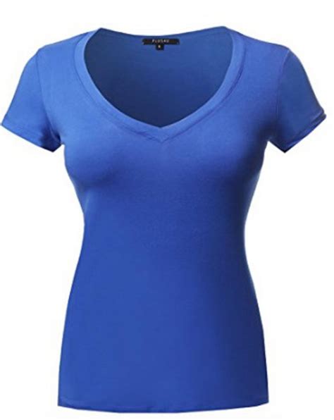 Sexy Plus Size Low Cut Cleavage V Neck T Shirt Tee Top 1x2x3x