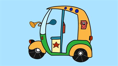 Auto Rickshaw Drawing At Explore Collection Of