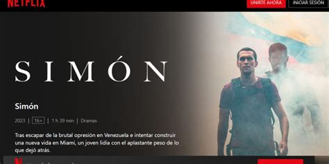 Ya se encuentra disponible Simón en Netflix película que narra la