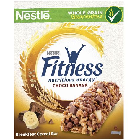 Barras De Cereais Chocolate E Banana Fitness Continente Online