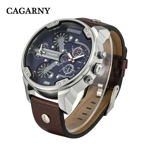 Luxury Mens Watches Quartz Watch Men Fashion Wristwatches Leather