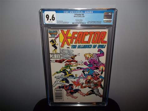 X FACTOR 5 CGC 9 6 NM 1st Appearance Apocalypse 1986 RARE Newsstand