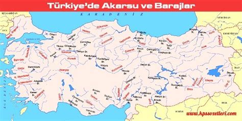 Türkiyede akarsu ve barajlar Artofit