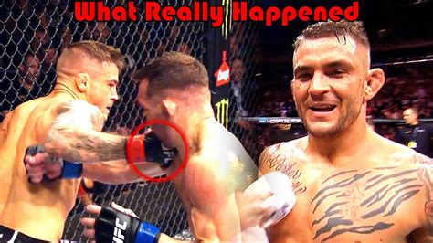 WILD What Really Happened Dustin Poirier Vs Michael Chandler YouTube