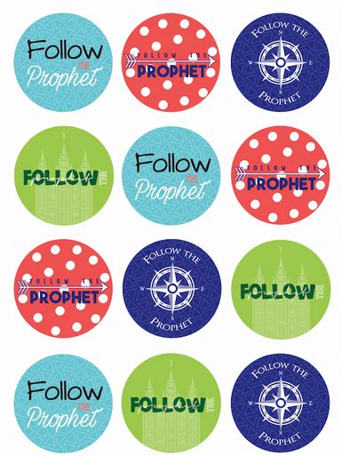 Follow The Prophet Stickers Cardston Book Shop