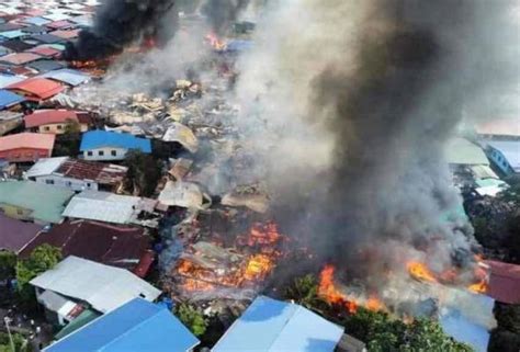 45 Rumah Atas Air Di Tawau Musnah Dalam Kebakaran