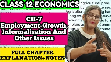 Employment Class Indian Economy Employment Growth Informalisation