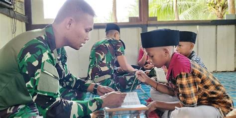 Bentuk Perhatian Anak Anak Di Papua Satgas Pamtas Ri Png Yonif Rks