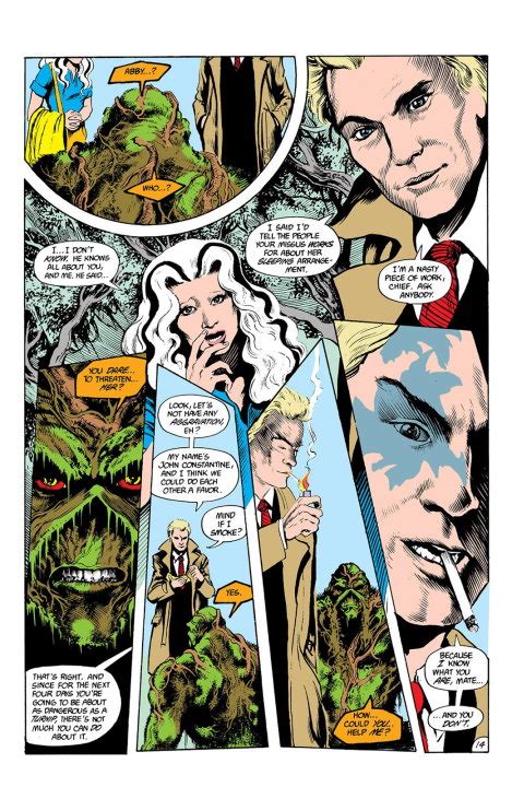 Special Guests On Alan Moore S Stage In Swamp Thing Bullfrag