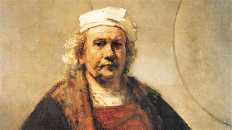 Rembrandt Self Portrait With Two Circles