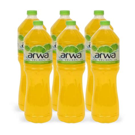 Arwa Delight Flavored Water Lemon 15l Pack Of 6 Pieces