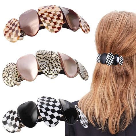 Amazon Mistofu Hair Barrettes For Women Pcs Large Barrettes