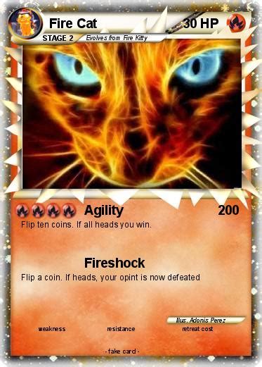 Pokémon Fire Cat 60 60 - Agility - My Pokemon Card