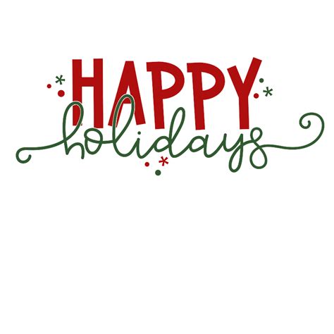 Happy Holidays Svg Cutting For Business