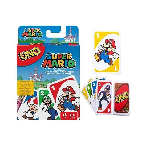 Ripley Juego De Cartas Uno Super Mario Mattel Drd