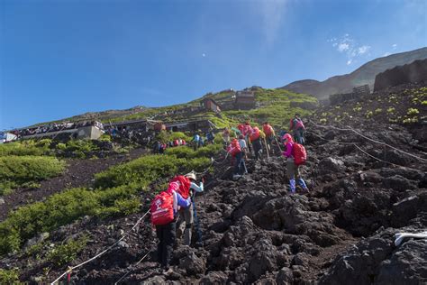 Mount Fuji Den Heiligen Berg Besteigen Japan Nippo