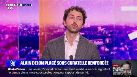 Alain Delon Plac Sous Curatelle Renforc E C Est Le Curateur Qui