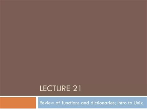 Ppt Lecture 21 Powerpoint Presentation Free Download Id2388058