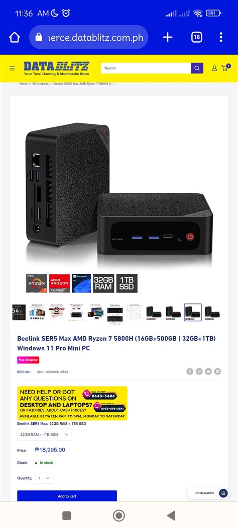 Has anyone ordered the BEELINK SER5 MAX from DATABLITZ? : r/MiniPCs