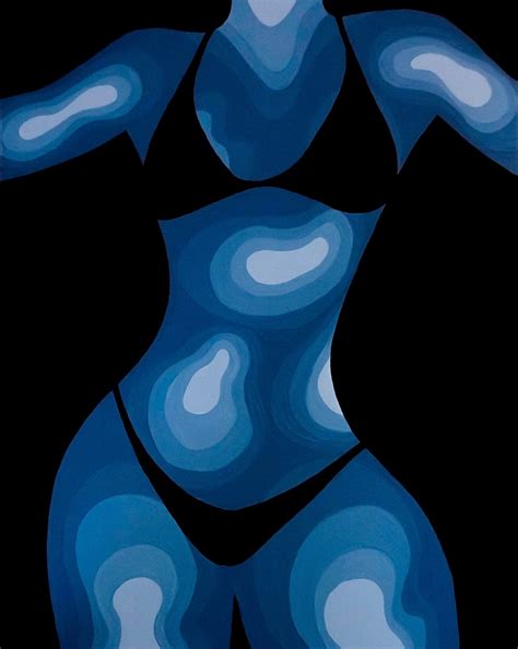 Original Handmade Thermal Body Painting This Painting Is Printed On