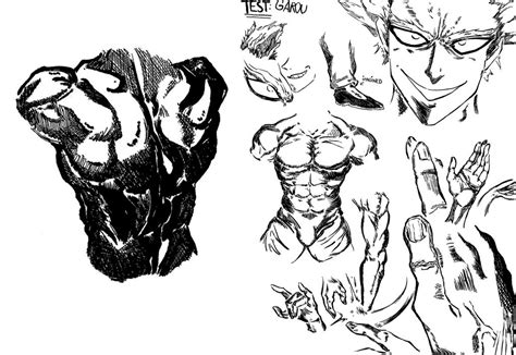 Onepunchman Test On Garou Inked By Aurexlemandarin On Deviantart