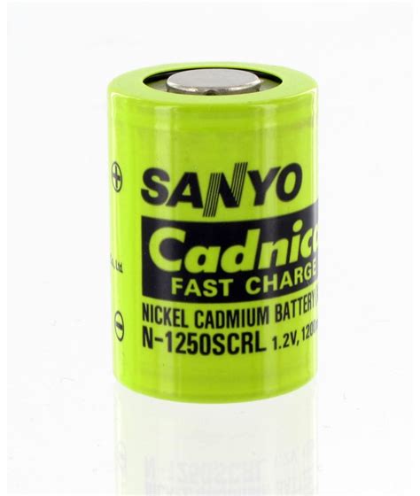 Sanyo 1 2V 1250mAh Batteria NiCd Batteries4pro