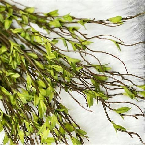 New Upgrade Artificial Pussy Willow Branches For Tall Vase Fake Willow Stems For Home