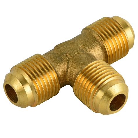 SAE Standard Pipe Union Tee 45 Flare All Ends Gas Flare Connector