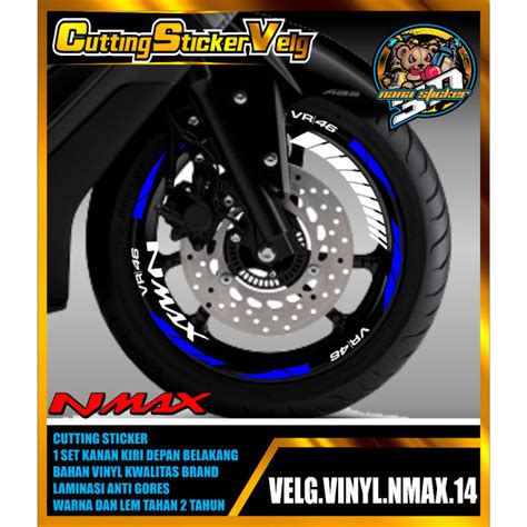 Cod Cutting Baru Sticker Velg Nmax Stiker Lis List Variasi Ban Velg