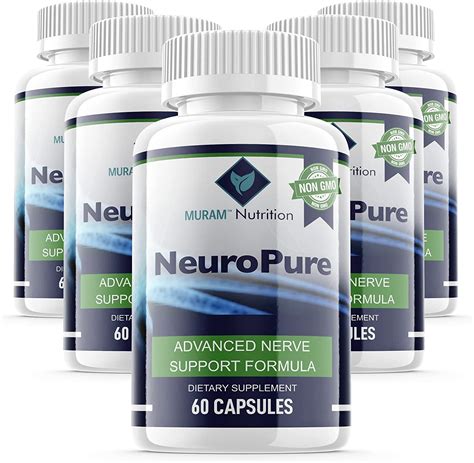 Buy 5 Pack Neuro Pure For Neuropathy Advanced Neuropure Nerve Support