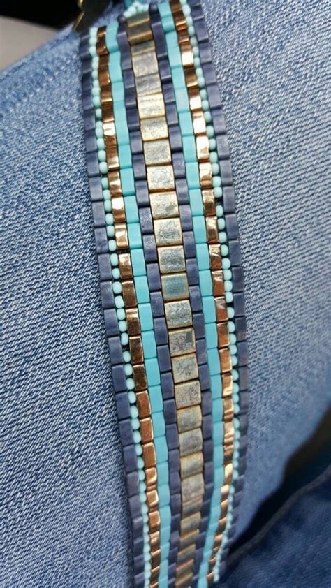 Miyuki Tila Bracelet Tila And Half Tila By Lynnsbeadworkdesigns