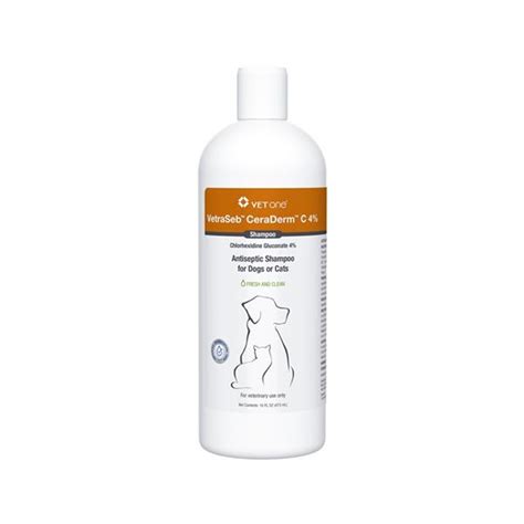 Vetone 600186 Vetraseb™ Ceraderm™ C 4 Shampoo 16 Oz